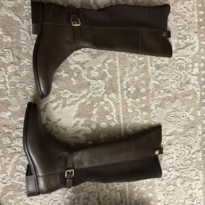 Brown Leather Riding Boots